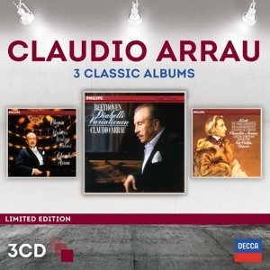 Claudio Arrau - 3 Classic Albums, 3 Audio-CDs (Ltd. Edt.)