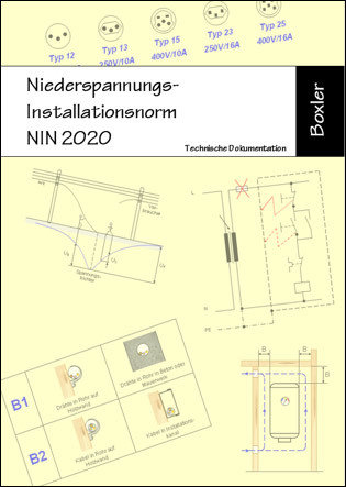 Niederspannungs-Installationsnorm NIN 2020. (Schülerausgabe) Technische Dokumentation.