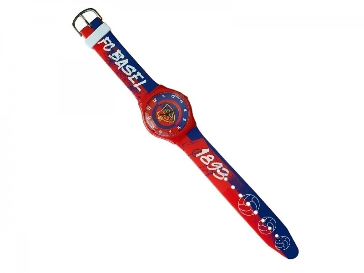 FCB Kinderarmbanduhr rotblau 34mm (708)