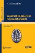 Constructive Aspects of Functional Analysis