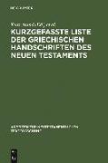 Kurzgefaßte Liste der griechischen Handschriften des Neuen Testaments