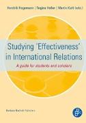 Studying 'Effectiveness' in International Relations