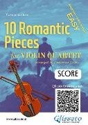 Violin Quartet Score of '10 Romantic Pieces'