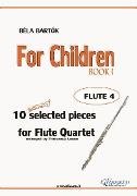 For Children - Easy Flute Quartet ( FLUTE 4)