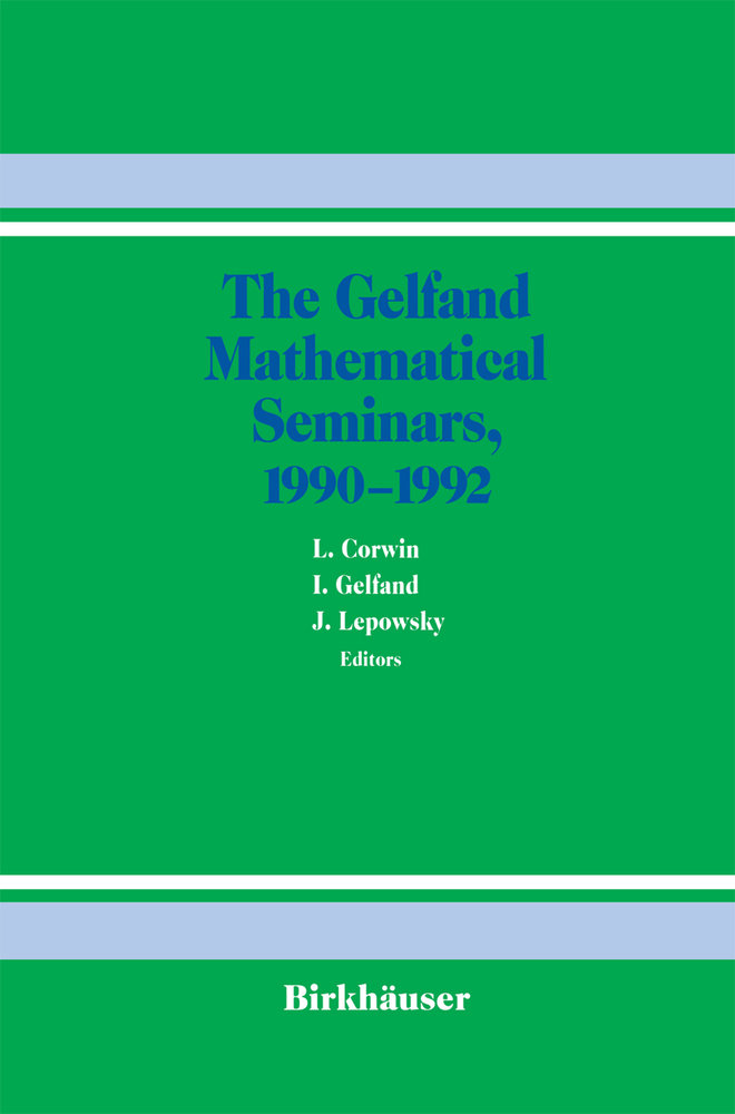 The Gelfand Mathematical Seminars, 1990-1992