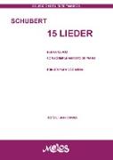 15 Lieder. Para una voz con acompañamiento de piano