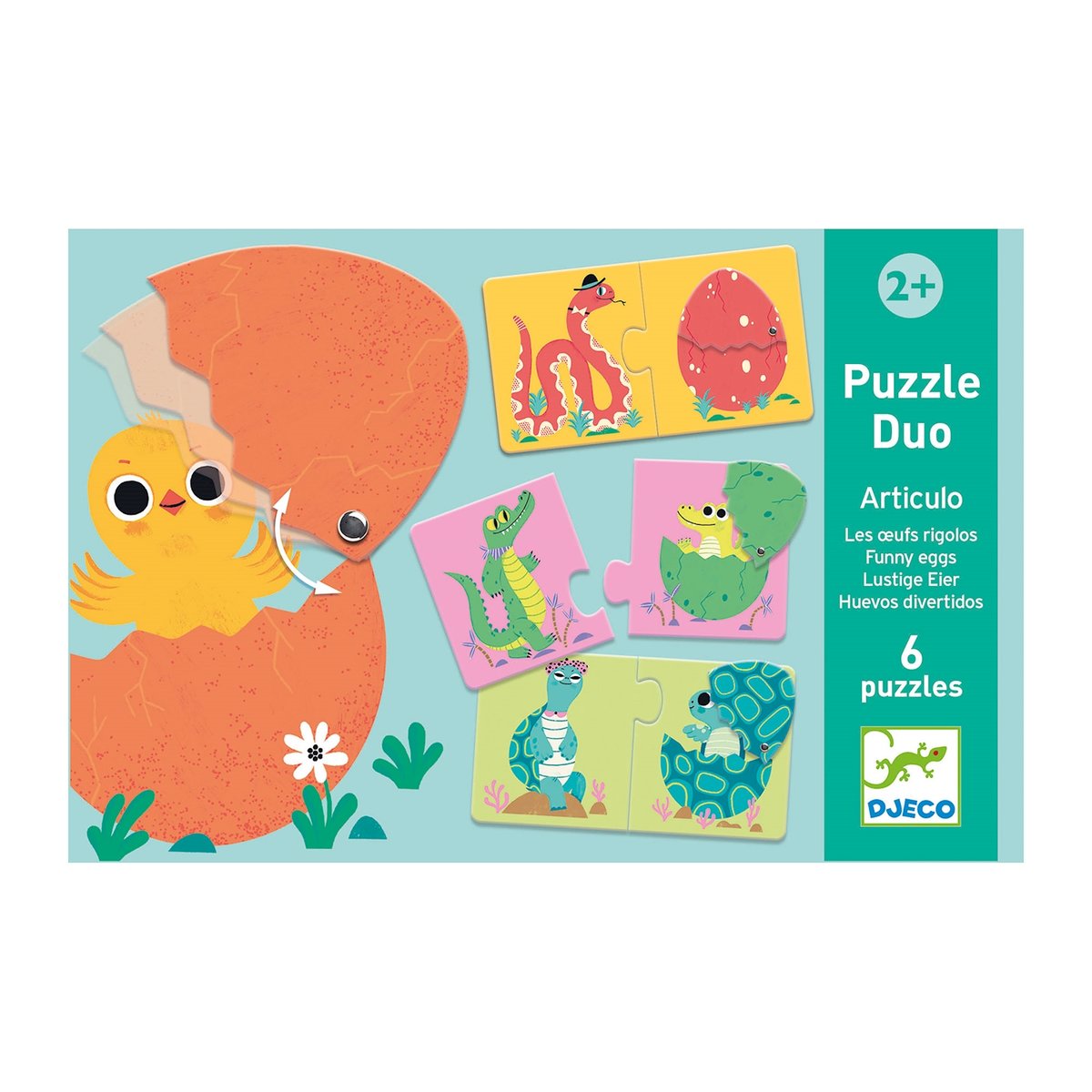 Puzzle Duo Les oeufs rigolos