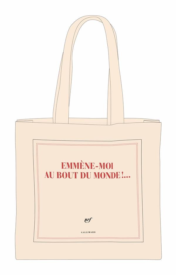 Emmène-moi au bout du monde : sac tissu