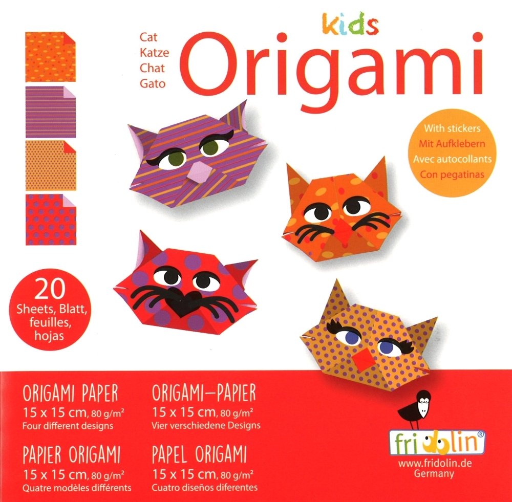 Origamipapier. Kids - Katze