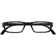 Brille. ACTION G49000 schwarz-matt Kunststoff-Halbbrille +2.00 dpt