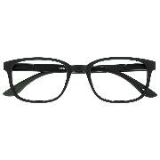 Brille. RAINBOW, G54200, schwarz, +2.5 dpt, Kunststoffbrille mit Federtechnik