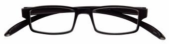 Lesebrille HANG OVER LIFE, schwarz, +3.00 dpt mit Etui