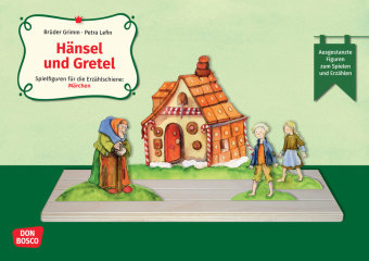 Hänsel und Gretel. Erzählschienen-Figurenset, m. 1 Beilage