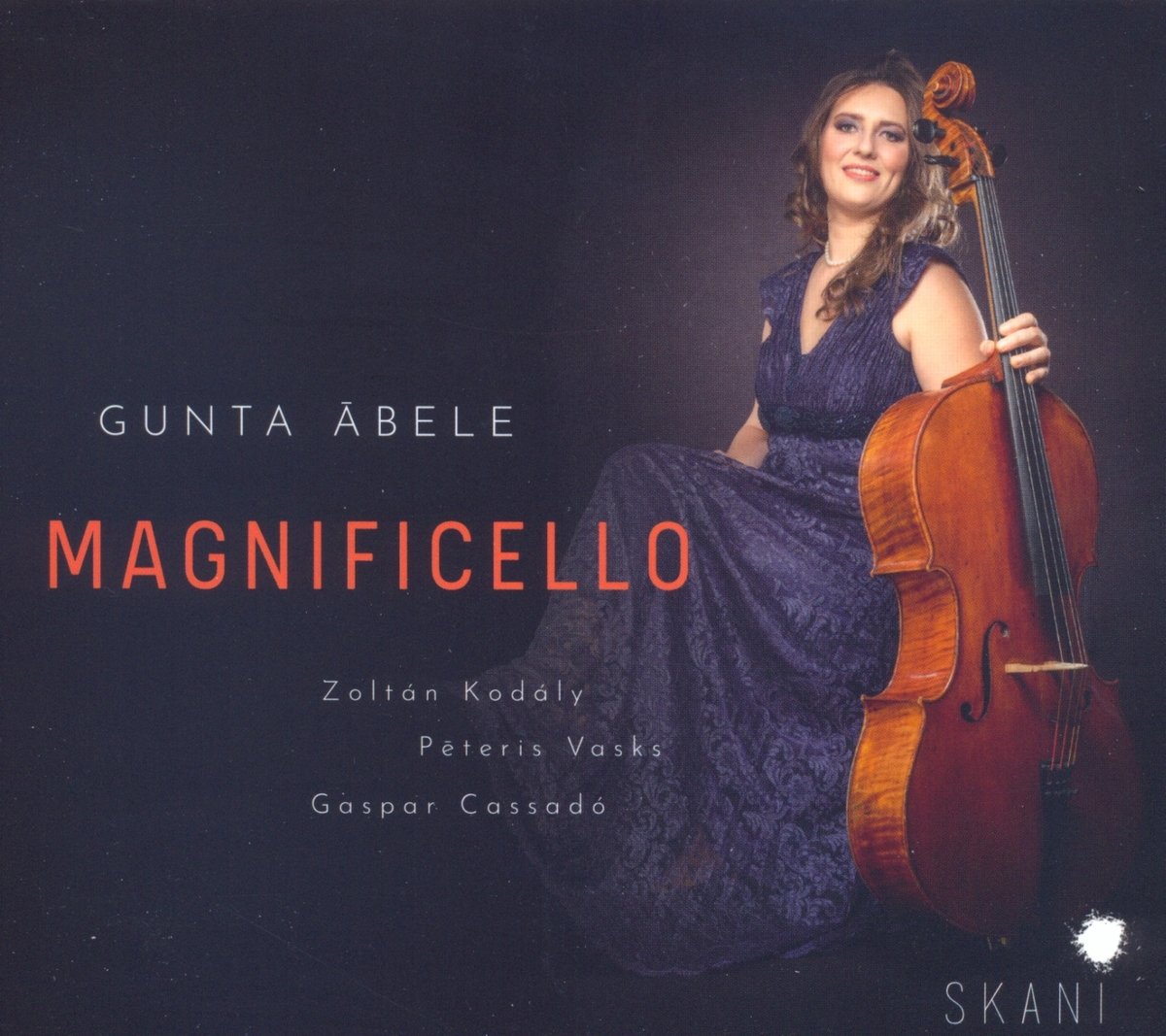 Abele Gunta - Magnificello, Solo Cello, Mit Stücken von Kodaly, Vasks, Cassado, Casals, (CD+Bluray-Disc)