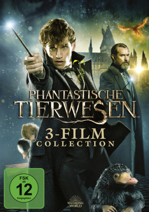 Phantastische Tierwesen 3-Film Collection, 3 DVD, 3 DVD-Video