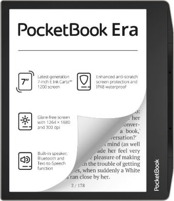 PocketBook Era - 16GB Stardust Silver, E-Book Reader