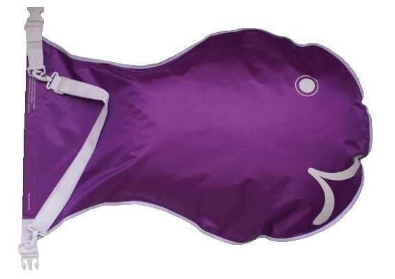 Wickelfisch medium (M), violett; 71 cm, 16 L. RSFM20007. Ideal für Erwachsene. Hergestellt aus recyceltem Material