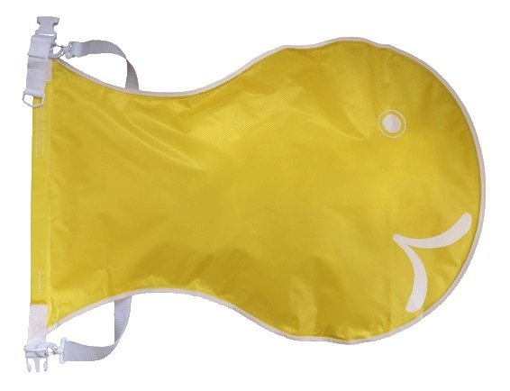 Wickelfisch medium (M), gelb; 71 cm, 16 L. RSFM20008. Hergestellt aus recyceltem Material