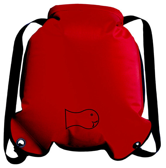 Schwimmrucksack rot, medium (M), 85/45 cm, 16 Liter, Ideal für Erwachsene, RSRM50001