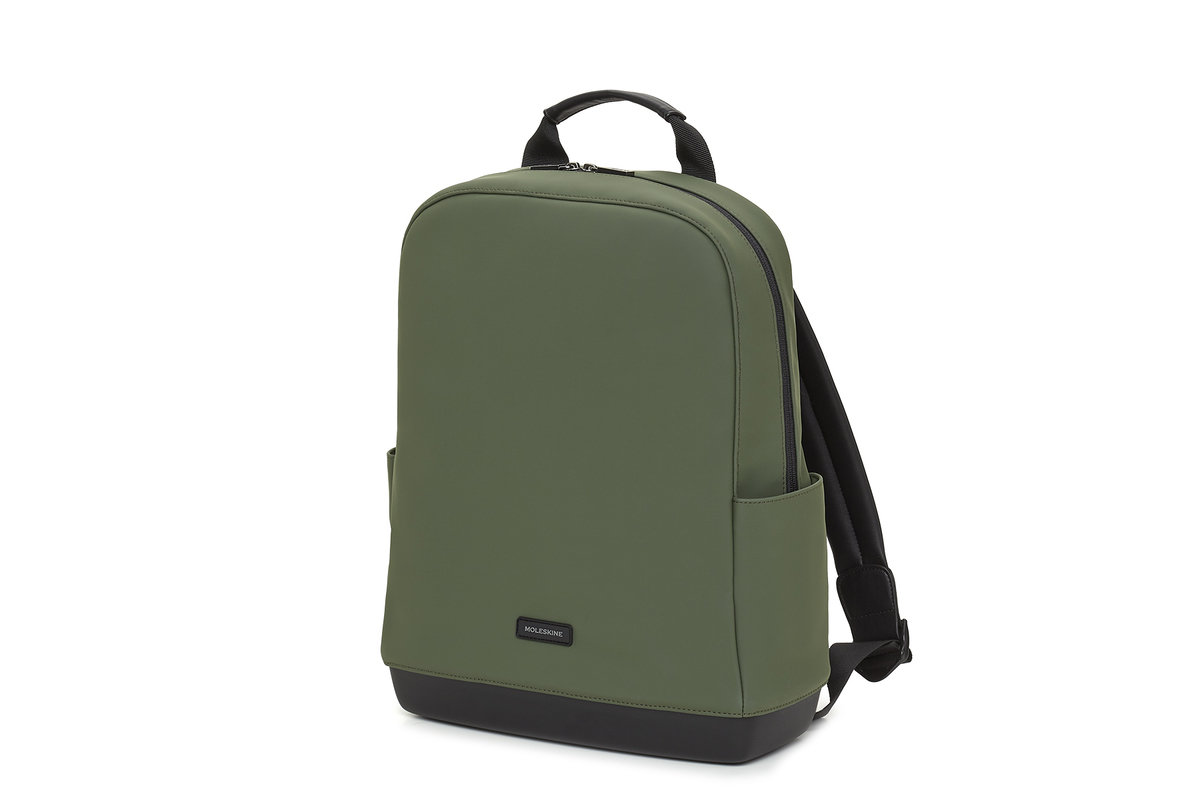 Moleskine Rucksack, Weiches PU-Material, Waldgrün (604347)