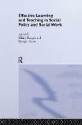 Effective Learning and Teaching in Social Policy and Social Work