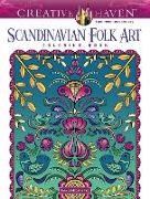 Creative Haven Scandinavian Folk Art Coloring Book