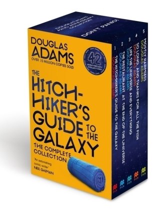 The Complete Hitchhiker's Guide to the Galaxy Boxset, m.  Buch, m.  Buch, m.  Buch, m.  Buch, m.  Buch, m.  Beilage, 6 T