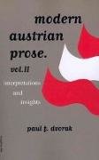 Modern Austrian Prose