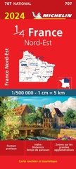 Northeastern France 2024 - Michelin National Map 707