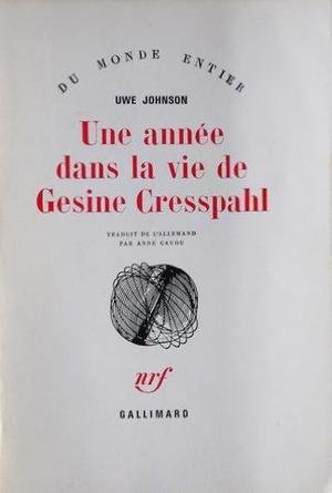 Une année dans la vie de Gésine Cresspahl