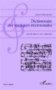 Dictionnaire des musiques microtonales