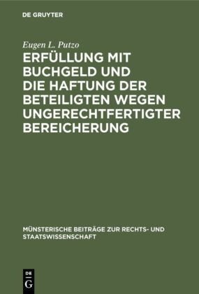 Erfüllung mit Buchgeld und die Haftung der Beteiligten wegen ungerechtfertigter Bereicherung