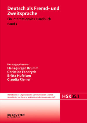 Deutsch als Fremd- und Zweitsprache. 1. Halbband - Deutsch als Fremd- und Zweitsprache Bd.1