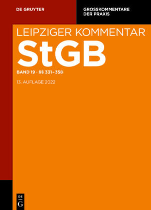 Strafgesetzbuch. Leipziger Kommentar, §§ 331-358 - Strafgesetzbuch. Leipziger Kommentar