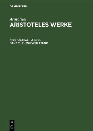 Physikvorlesung - Aristoteles: Aristoteles Werke