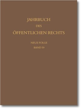 Jahrbuch des öffentlichen Rechts der Gegenwart. Neue Folge