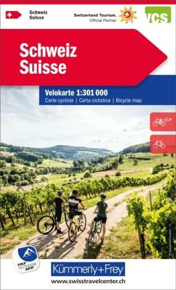 Kümmerly+Frey Velokarte Schweiz 1:301.000