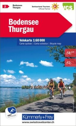 Kümmerly+Frey Velokarte 2 Bodensee, Thurgau 1:60.000