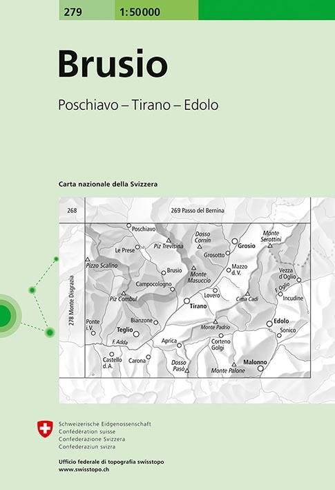 Landeskarte der Schweiz Brusio