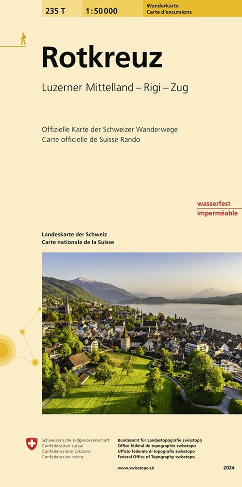 Landeskarte der Schweiz Rotkreuz