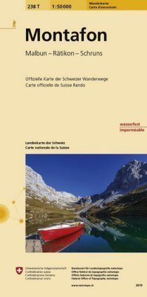 Landeskarte der Schweiz Montafon