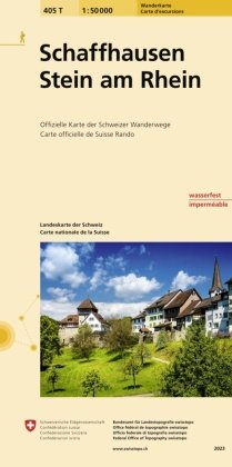 405T Schaffhausen - Stein am Rhein Wanderkarte