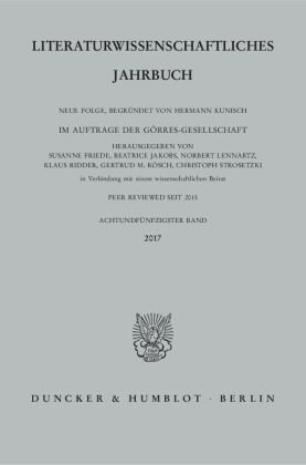 Literaturwissenschaftliches Jahrbuch Bd.58 (2017)