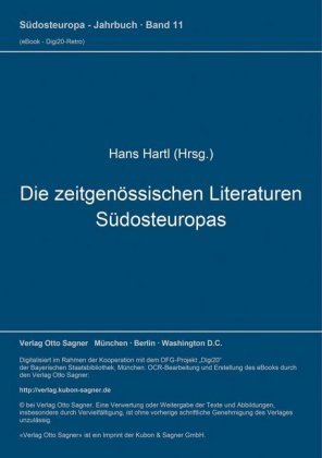 Die zeitgenössischen Literaturen Südosteuropas