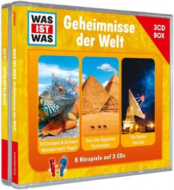 WAS IST WAS 3-CD-Hörspielbox Geheimnisse der Welt, Audio-CD