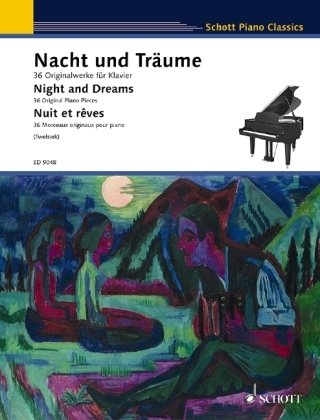 Nacht und Träume, für Klavier