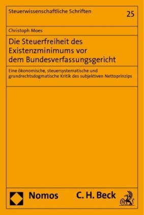 Die Steuerfreiheit des Existenzminimums vor dem Bundesverfassungsgericht