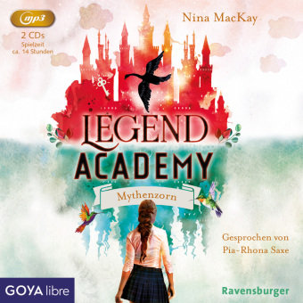 Legend Academy. Mythenzorn, 2 Audio-CD, 2 MP3