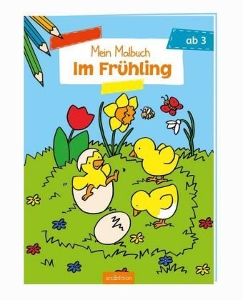 Mein Malbuch - Im Frühling