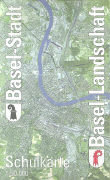 Schulkarte Basel-Stadt, Basel-Landschaft. 1:50'000